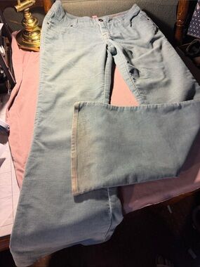Mossimo Supply Co. Sage Green Wide-Leg Corduroy Jeans